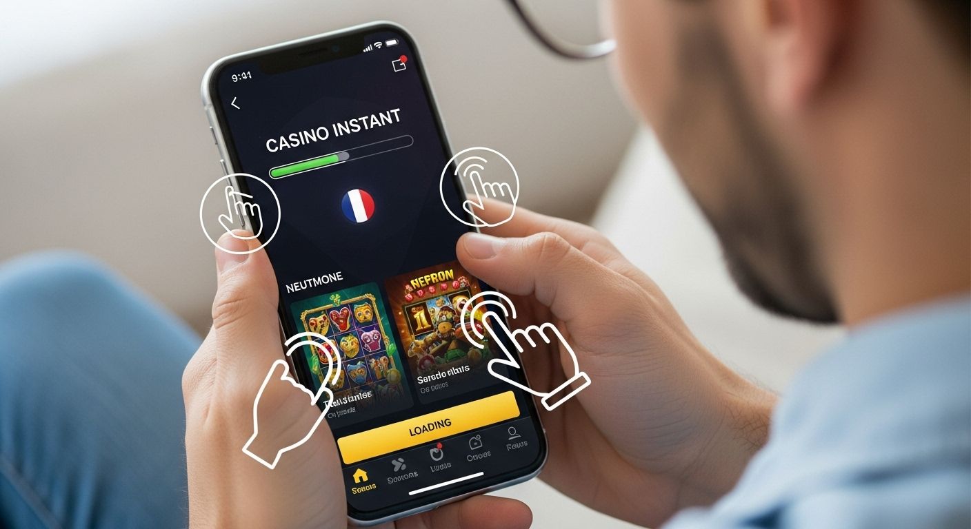 Expérience utilisateur mobile slots app